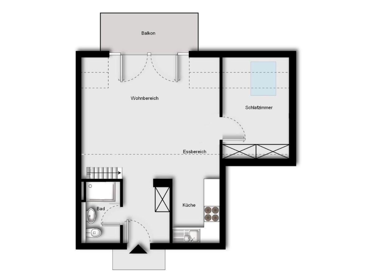 Residenz Am Strand Wohnung 1-17 ツィングシュト エクステリア 写真